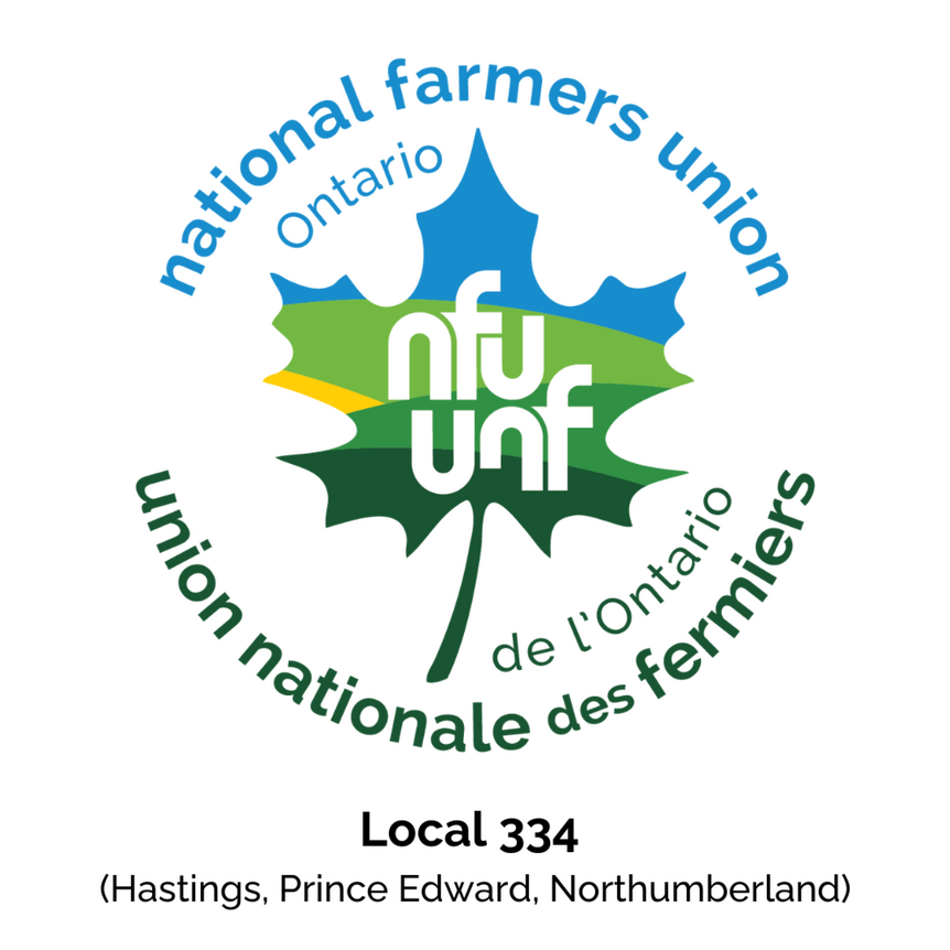 NFUO - National Farmers Union Ontario Local 334 - Hastings, Prince Edward, Northumberland NFUO - National Farmers Union Ontario Local 334 - Hastings, Prince Edward, Northumberland